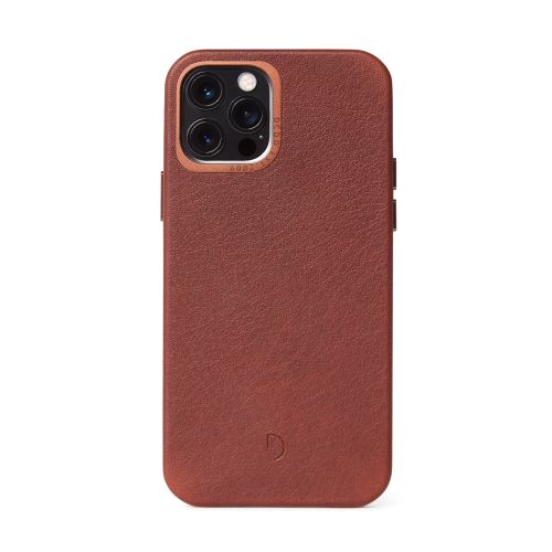 DECODED Leather Backcover for iPhone 12/12 Pro Max - Cinnamon Brown