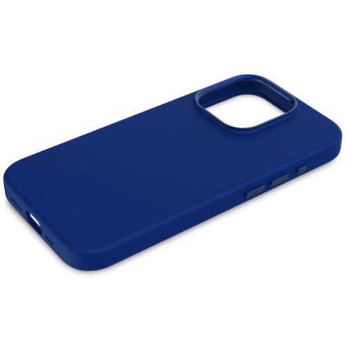 DECODED Silicone Backcover w/MagSafe for iPhone 15 Pro Max - Galactic Blue