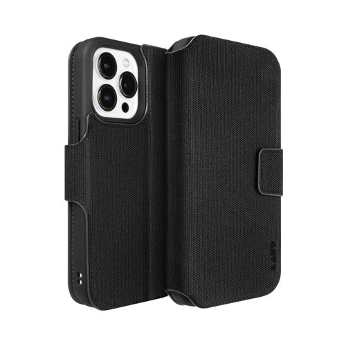 LAUT URBAN FOLIO Case with Magsafe for iPhone 14 Pro Max - Black