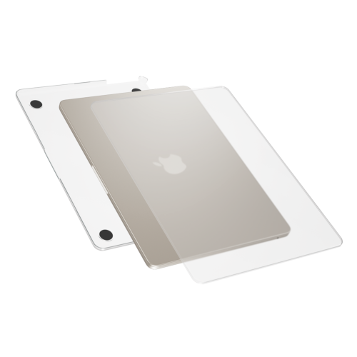 Epico Slim Shell Macbook Air 13.6 - Matt Transparent