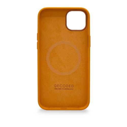 DECODED Silicone Backcover w/MagSafe for iPhone 14 - Apricot