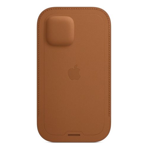 Apple iPhone 12 Pro Max Leather Sleeve w/MagSafe Saddle Brown