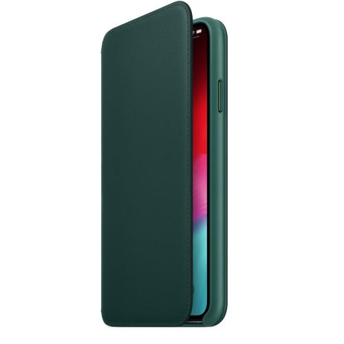 Apple iPhone XS Max Leather Folio Forest Green