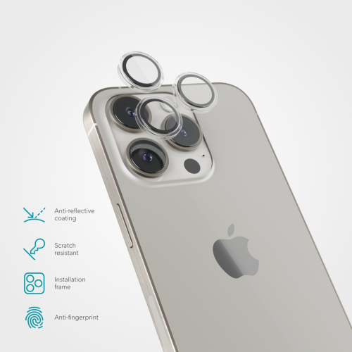 Epico Camera Lens Protector for iPhone iPhone 16 Pro/16 Pro Max