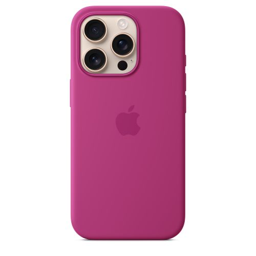 Apple iPhone16 Pro Max Silicone Case w/ MagSafe - Fuchsia