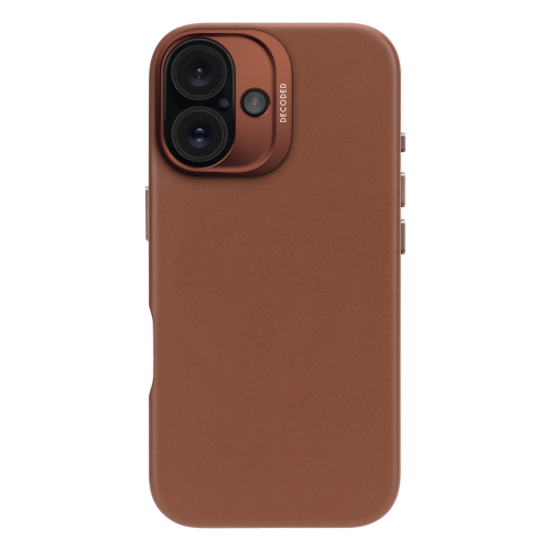 DECODED Leather Case for iPhone 16 - Tan