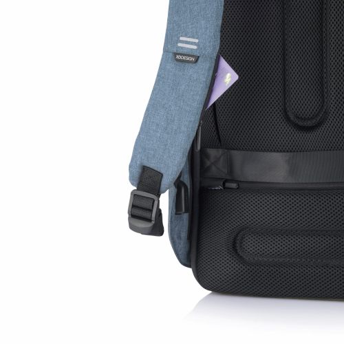 Bobby Hero Small, Anti-theft backpack - Light Blue