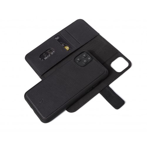 Decoded Leather Detachable Walletwith removal Back Cover for iPhone 11Pro Max Black