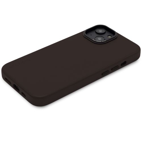 DECODED Leather Backcover w/MagSafe for iPhone 14 - Chocolate Brown