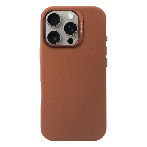 DECODED Leather Case for iPhone 16 Pro Max - Tan