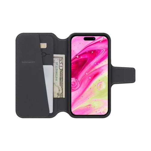 LAUT URBAN FOLIO Case with Magsafe for iPhone 14 Pro - Black