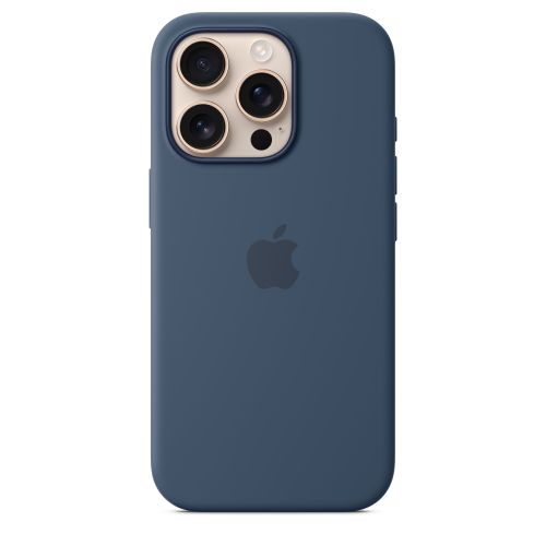 Apple iPhone16 Pro Max Silicone Case w/ MagSafe - Denim